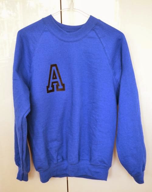 DIY Alphabet Letters Sweatshirt Of Trendy Fashion DIY Crafts List