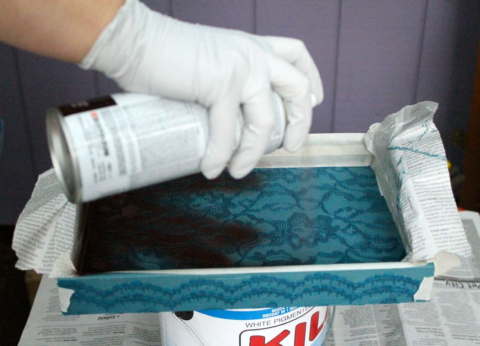 Crown Hill DIY Spray Painting Lace