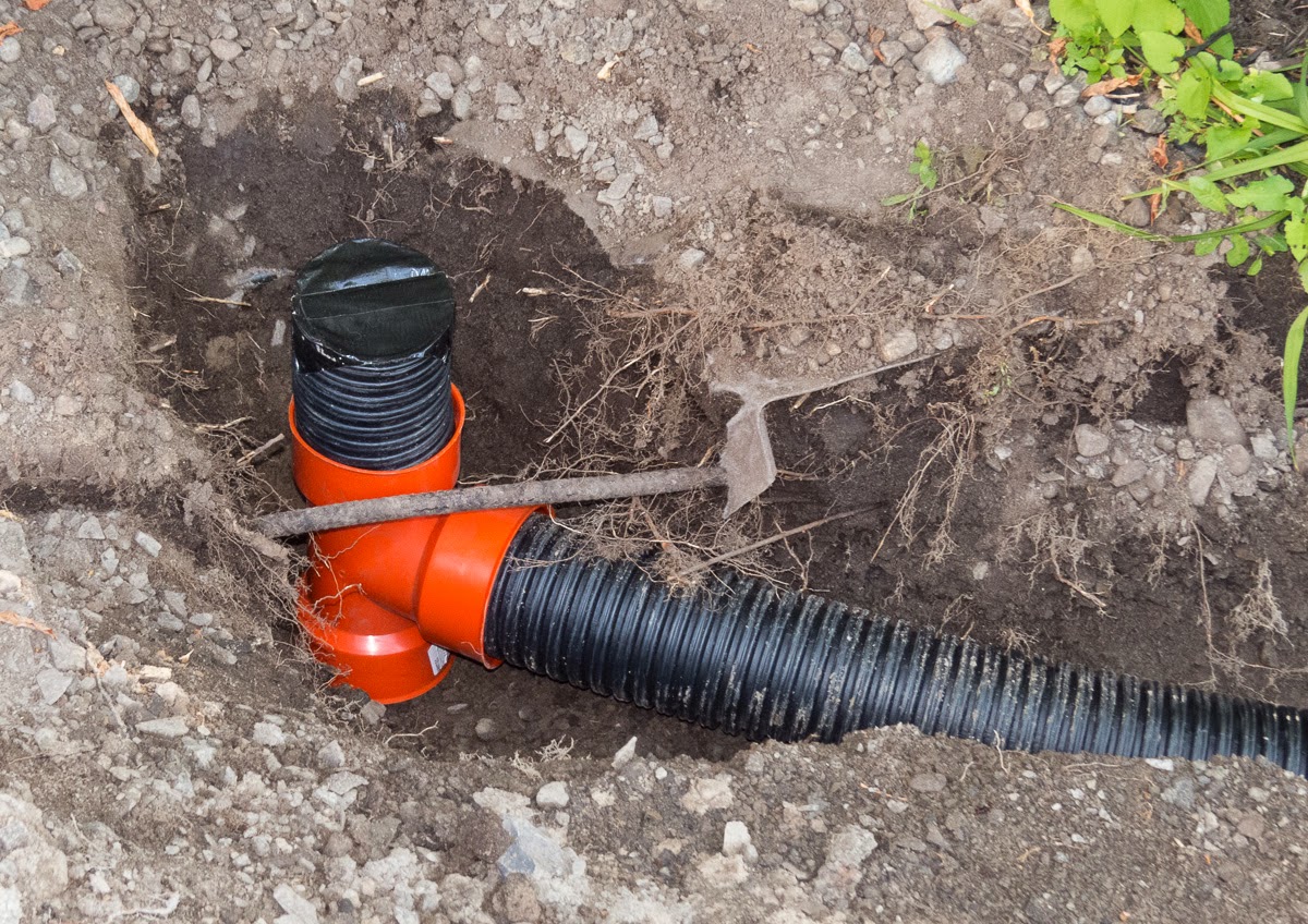 The Fix-it Blog - Sorting Things Out: Adding a Yard Drain