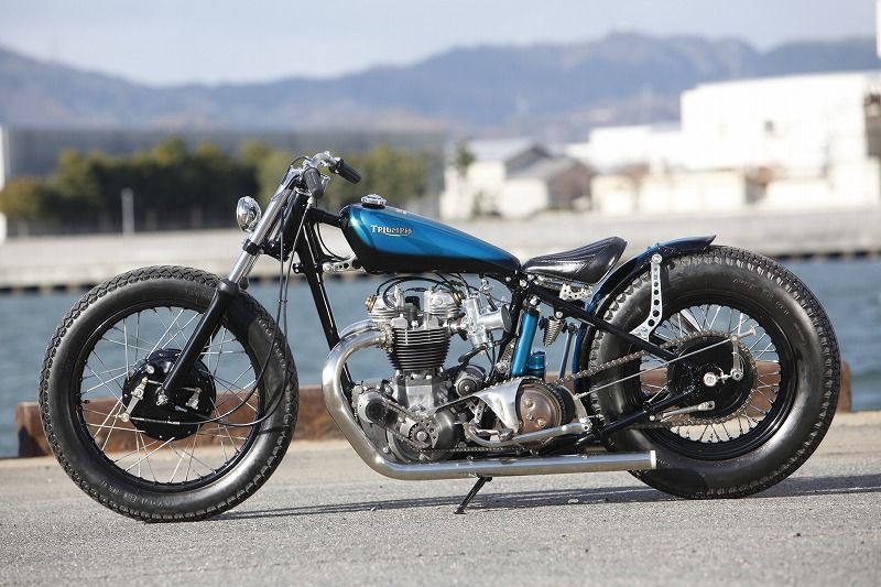 ϟ Hell Kustom ϟ Triumph T120R Bobber By Heiwa