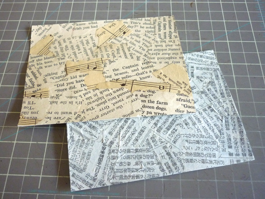 Whiff of Joy Tutorials & Inspiration Making patterned paper from old