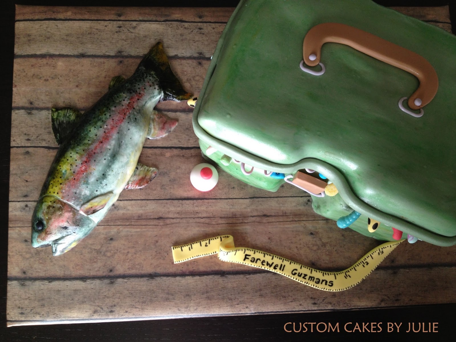 Custom Cakes by Julie: Tackle Box Cake II