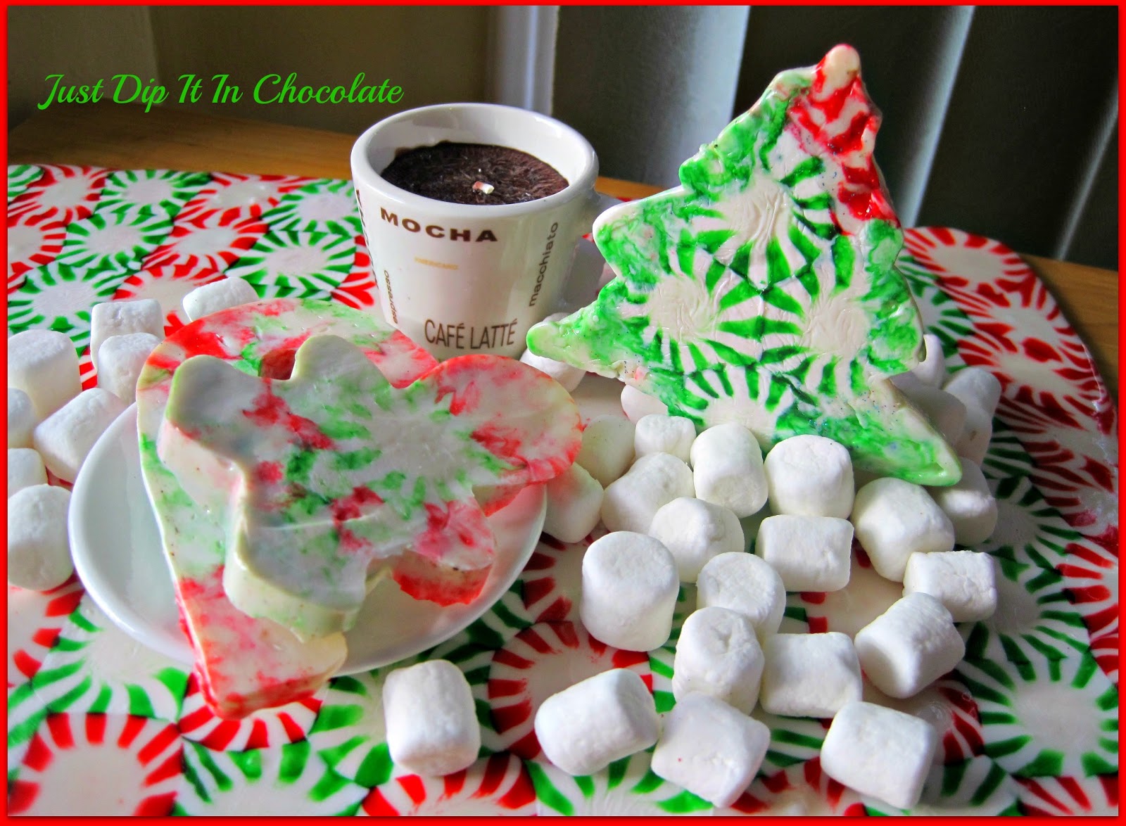 Mason jar christmas candy holder Just Dip It In Chocolate: Decorating with Christmas Candy