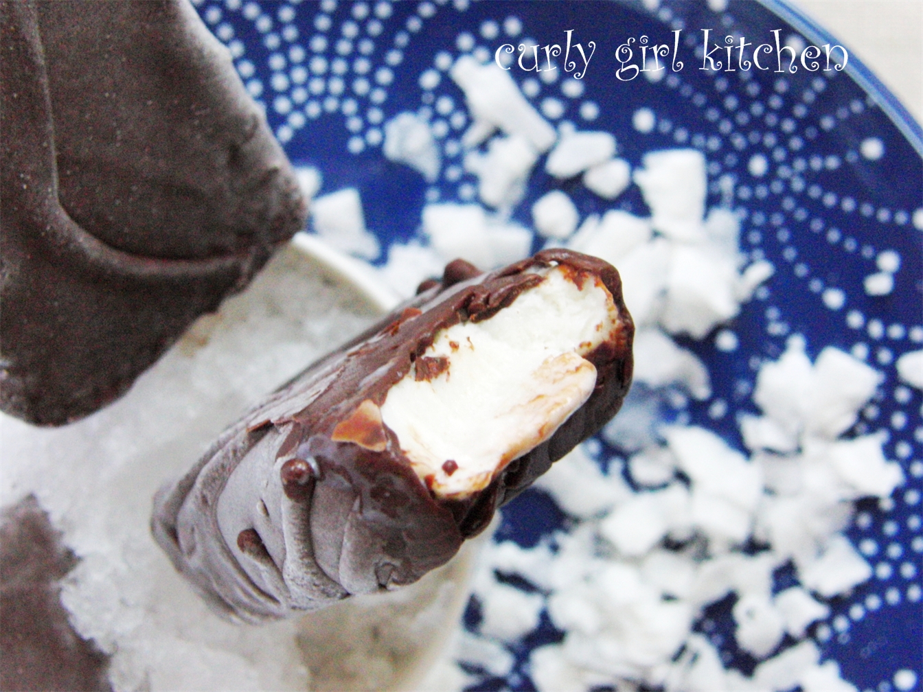 Curly Girl Kitchen "Mounds" Ice Cream Bars