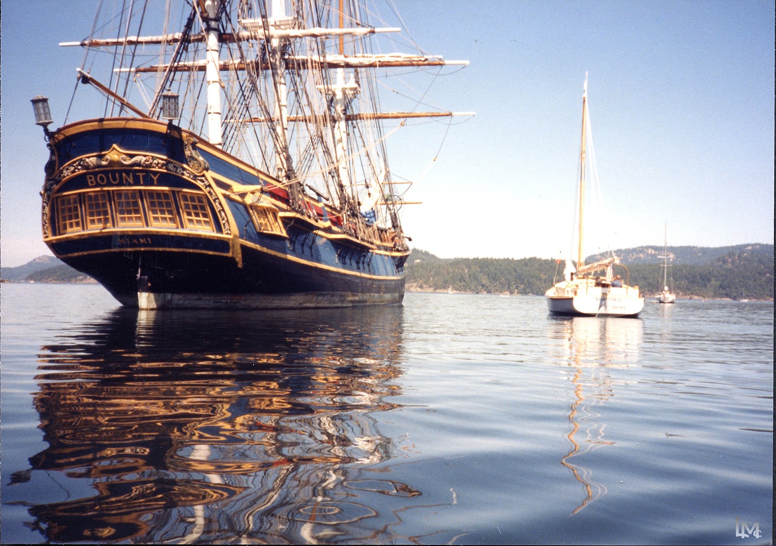 Saltwater People Log Westcoasters Honor the BOUNTY and Her Crew