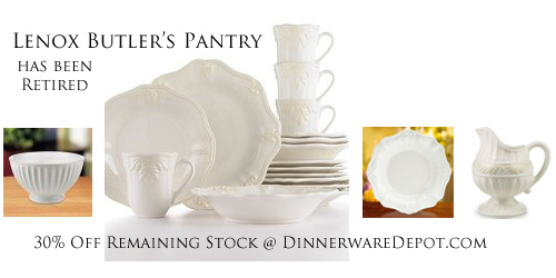 Dr. Dinnerware: Lenox Butler\'s Pantry Dinnerware being Retired Dr. Dinnerware: Lenox Butler\'s Pantry Dinnerware being Retired