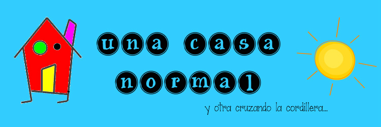 Una casa normal y otra cruzando la cordillera...