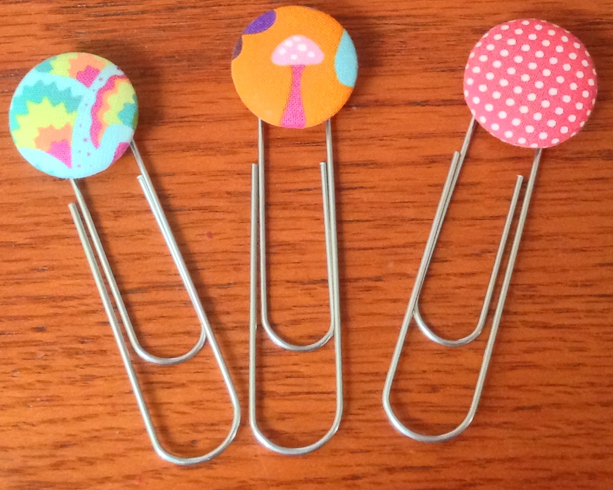 Cute as a Button Bookmark Tutorial