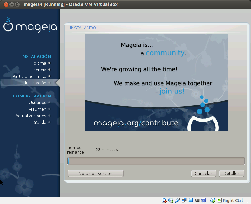 DriveMeca instalando Mageia 4 paso a paso