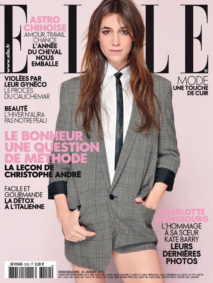 Charlotte Gainsbourg Elle+France++January+2014