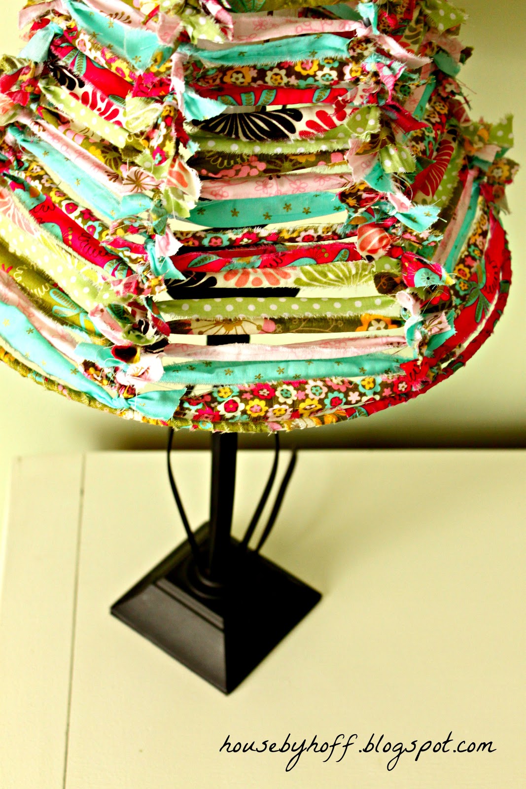 A Fabric Scrap Lampshade {It's 30 Thursday!} House by Hoff