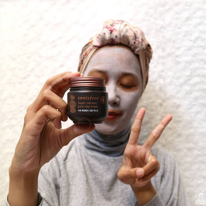 Innisfree Super Volcanic Pore Clay Mask Review LABOLLATORIUM