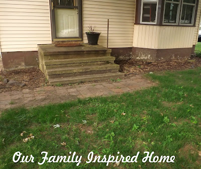 Our Family Inspired Home: Cleaning Up The Front Yard