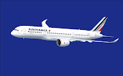 Ulusal Fransız havayolu şirketi Air France, kısa ve orta mesafeli uçuşlarda . (air france airbus xwb)