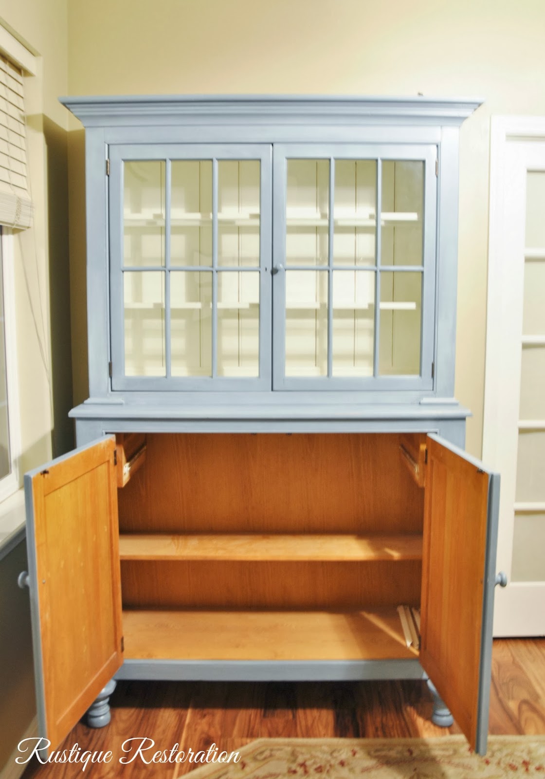 Rustique Restoration French Country Hutch Makeover