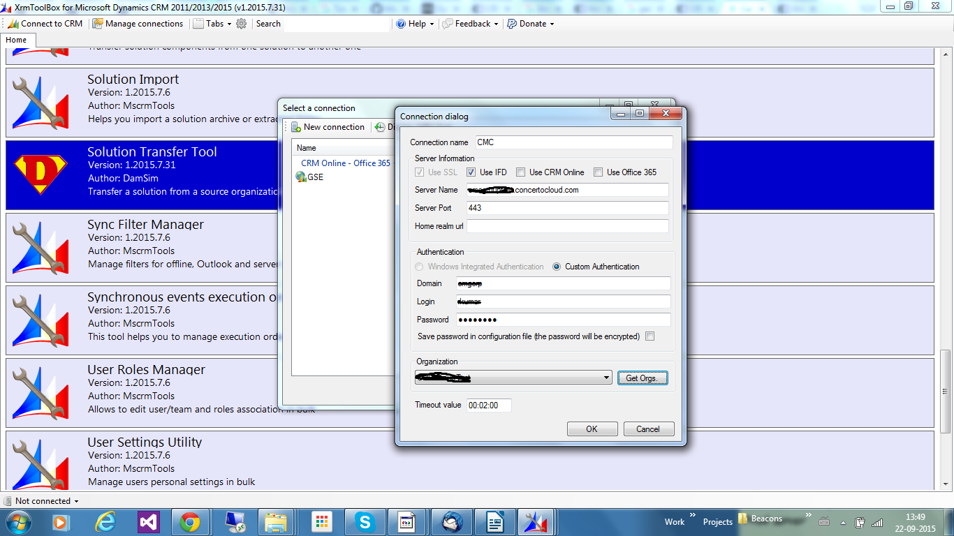 Tech World How to connect XRM toolkit for CRM?