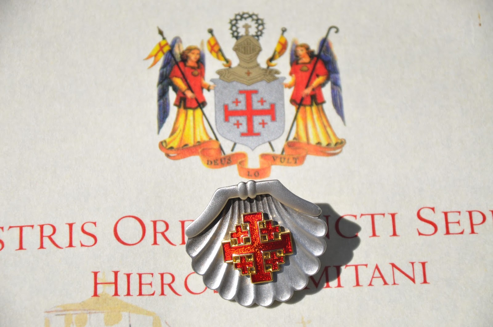 Orbis Catholicus Secundus Pilgrim Shell of the Equestrian Order of the