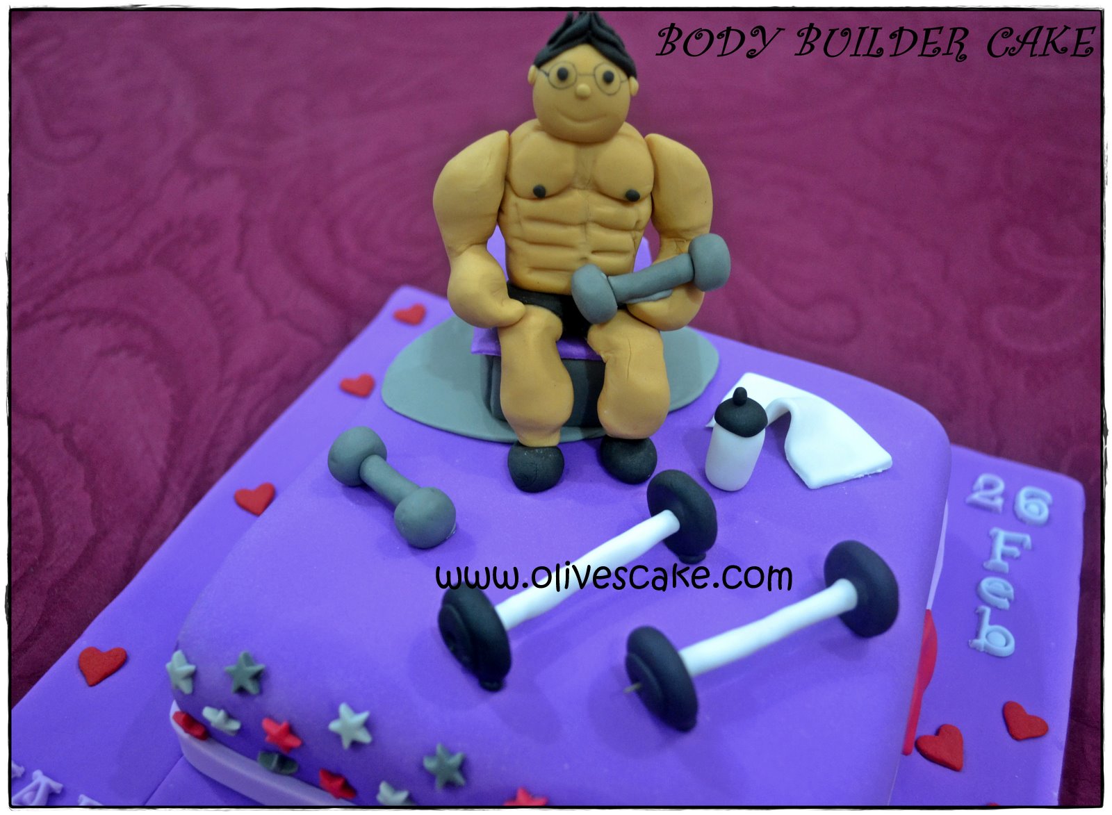 Olive's Cake BODY BUILDER CAKE