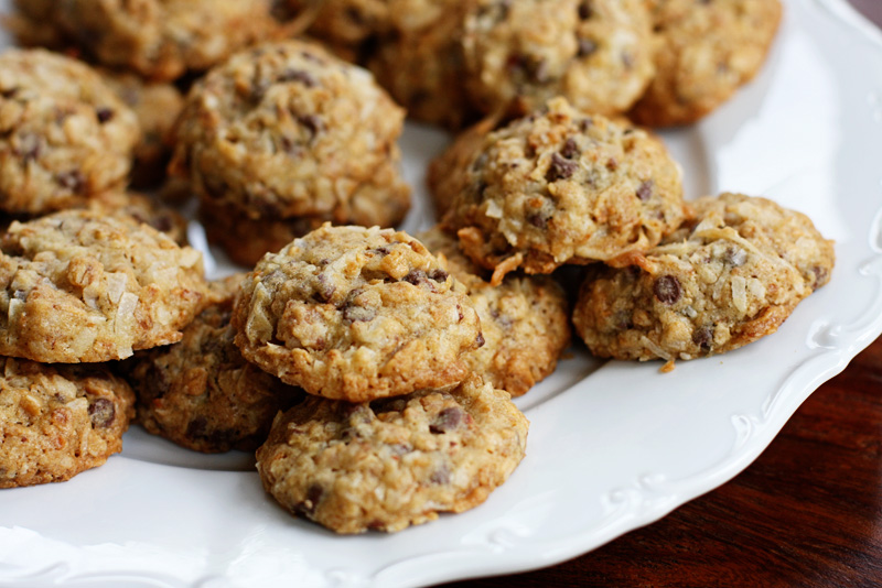 almond joy granola cookies Sweet Anna's