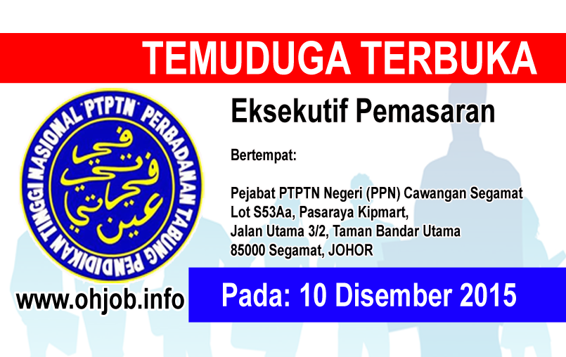 Jawatan Kerja Kosong Perbadanan Tabung Pendidikan Tinggi Nasional (PTPTN) logo www.ohjob.info disember 2015