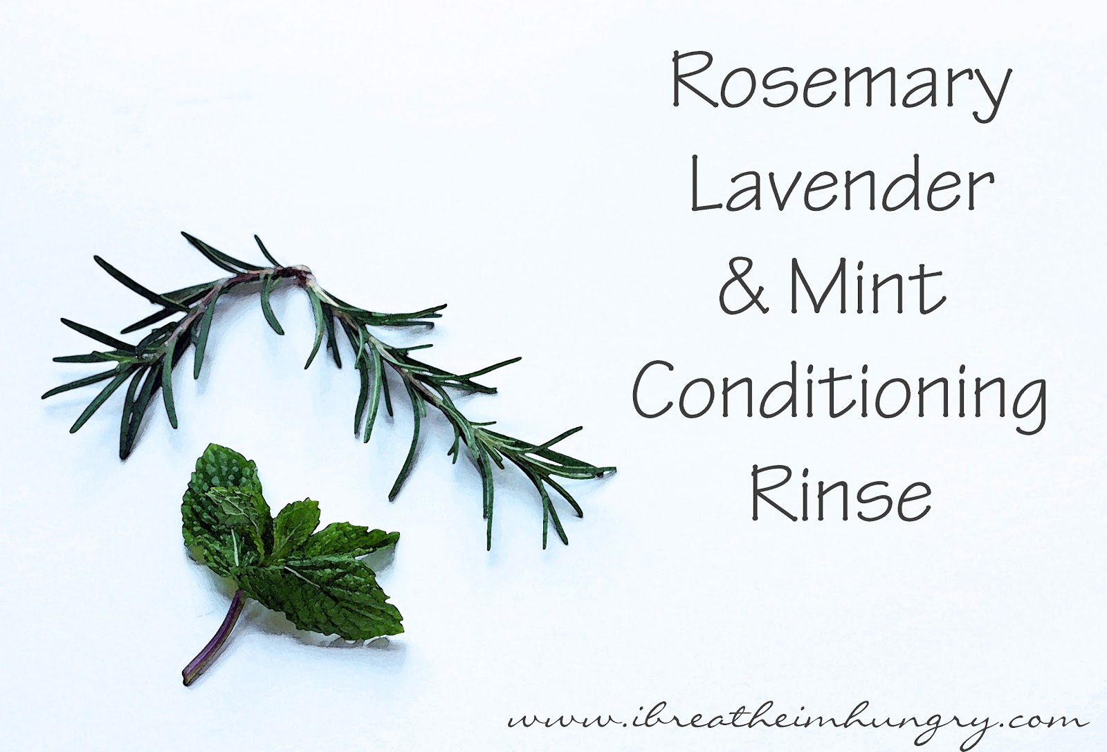 DIY Herbal Conditioning Hair Rinse I Breathe I'm Hungry
