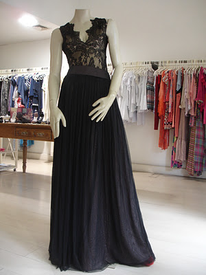 saia longa preta tule