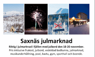 Julmarknad 2011 den 19 november i Saxnäs Julmark