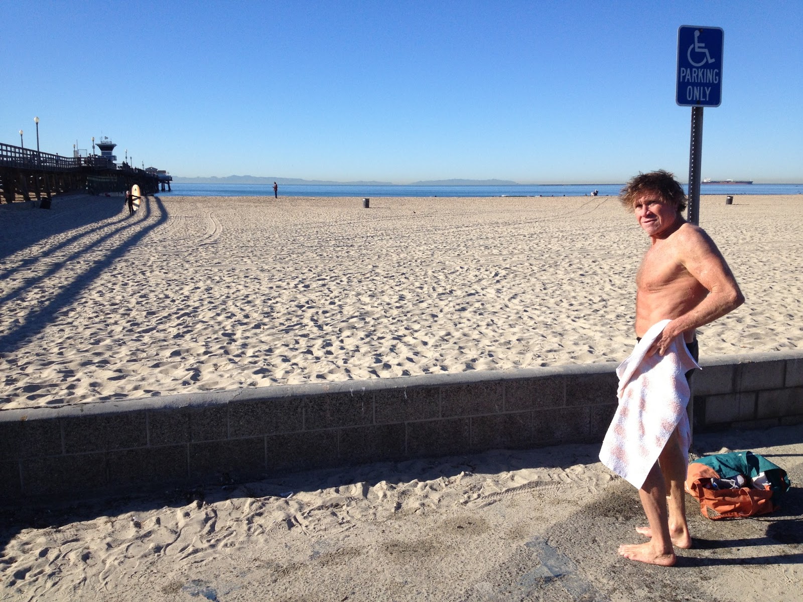 Tridiots Seal Beach Swim January 20, 2013