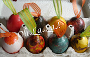 Concurso Imaginativo de ovos de Pascoa fotos diversas 