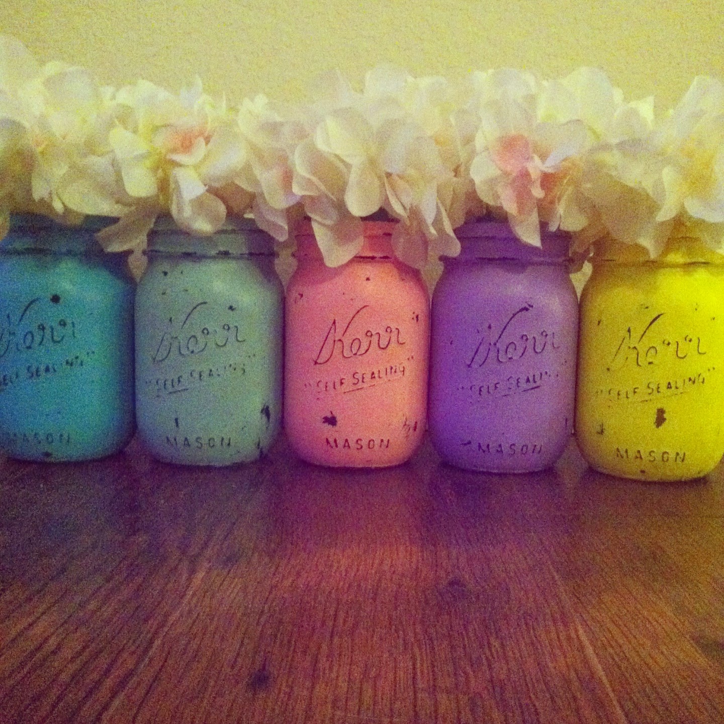 Goddess of Baking DIY Distressed Mason Jars
