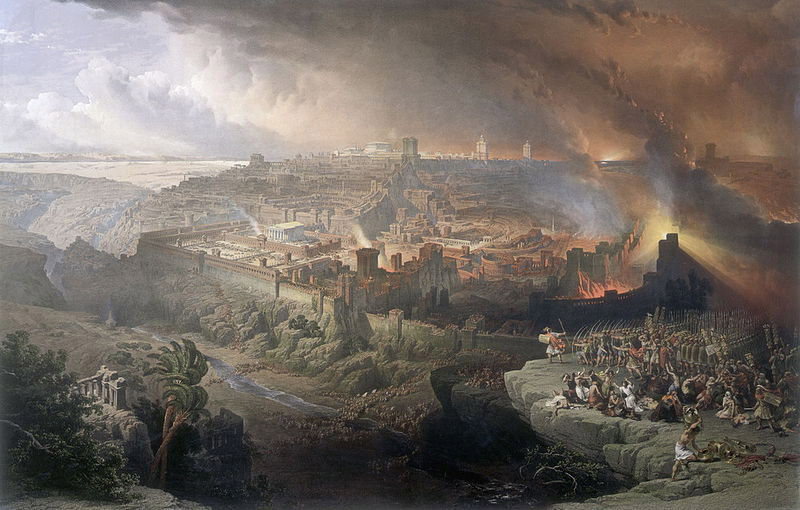 Резултат с изображение за „70 г. - Тит Флавий обсажда Ерусалим.“
