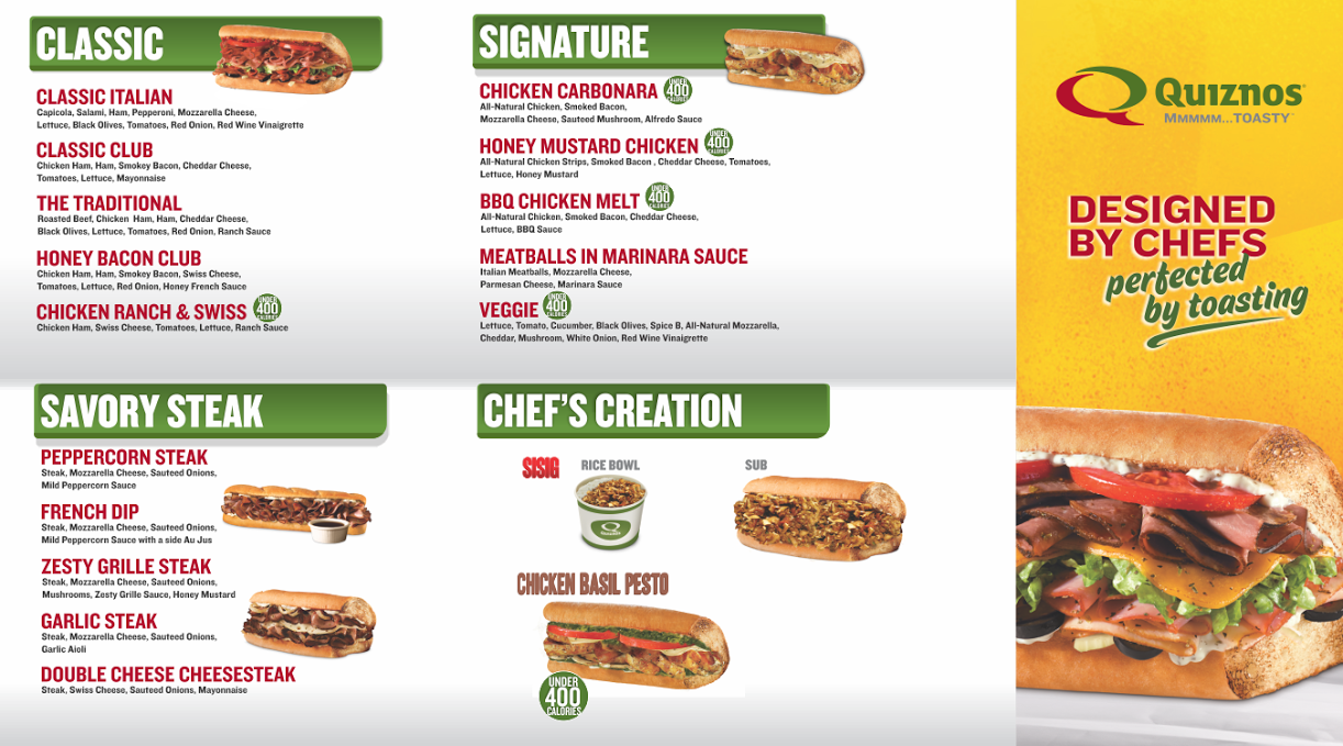 CMK EATS QUIZNOS callmekristine