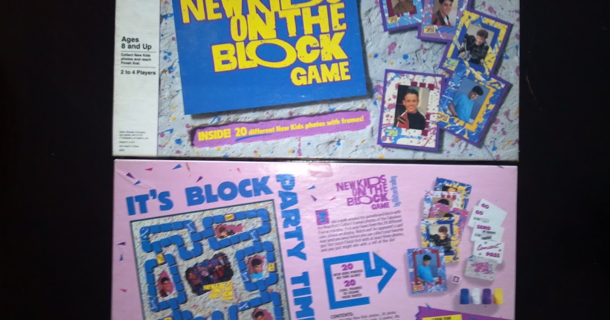 New Kids On The Block Game - 1990 - Milton Bradley - Great