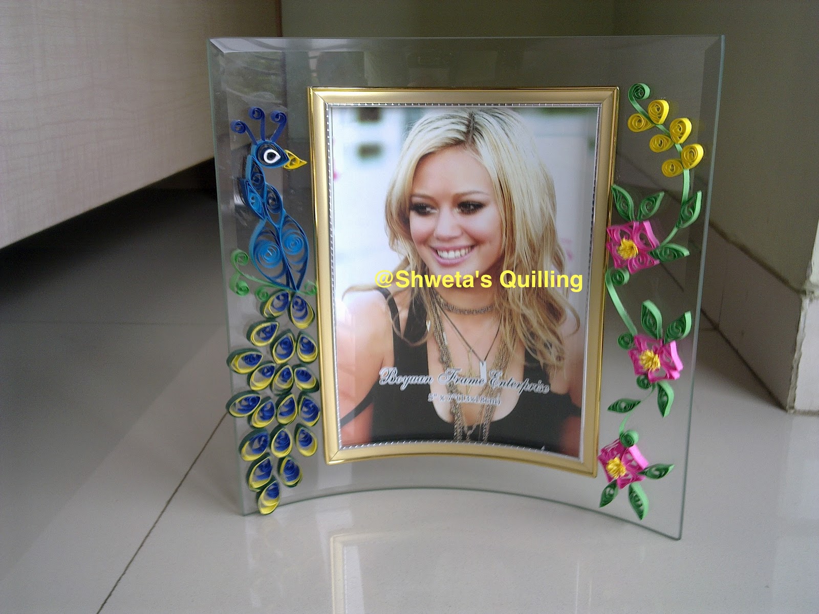 Shweta's Paper Quilling Quilled Photo Frames