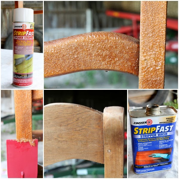 Dining Chair Makeover How To Strip Paint And Recover Chairs