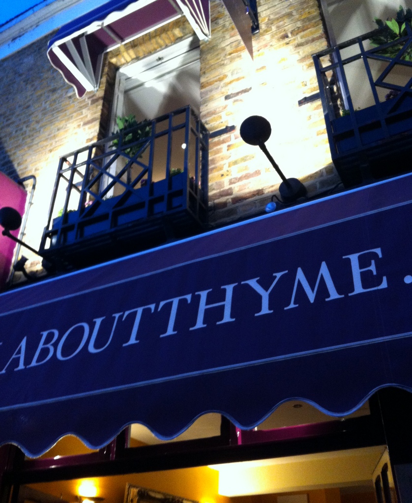 Edible Posts About Thyme (London)