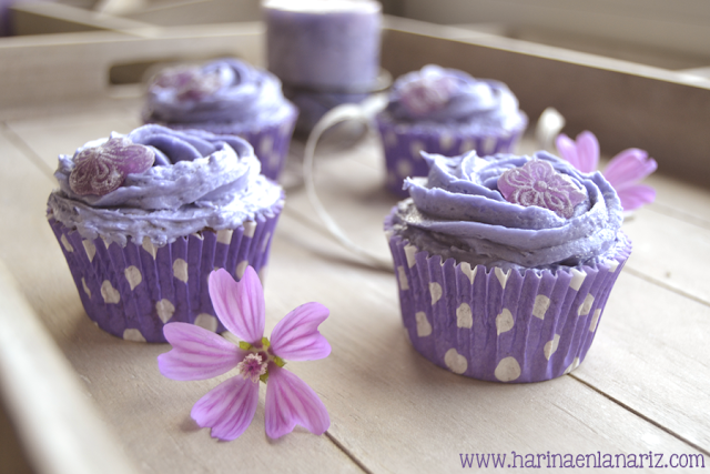 Cupcakes de violeta