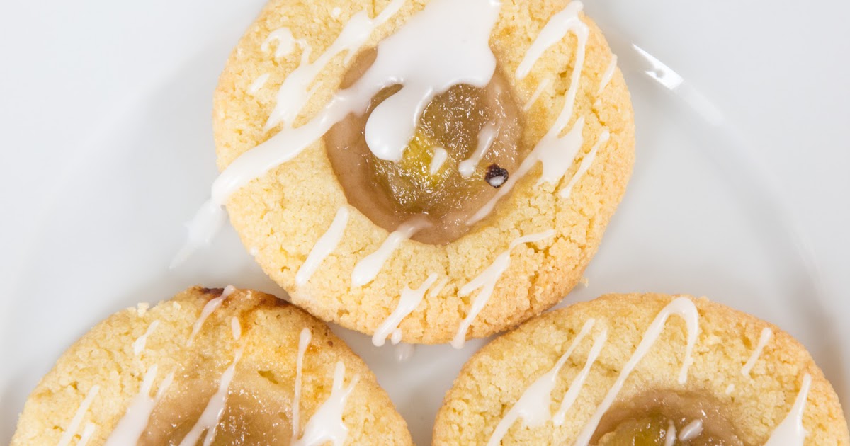 Hovkonditorn Rhubarb Almond Shortbread Cookies