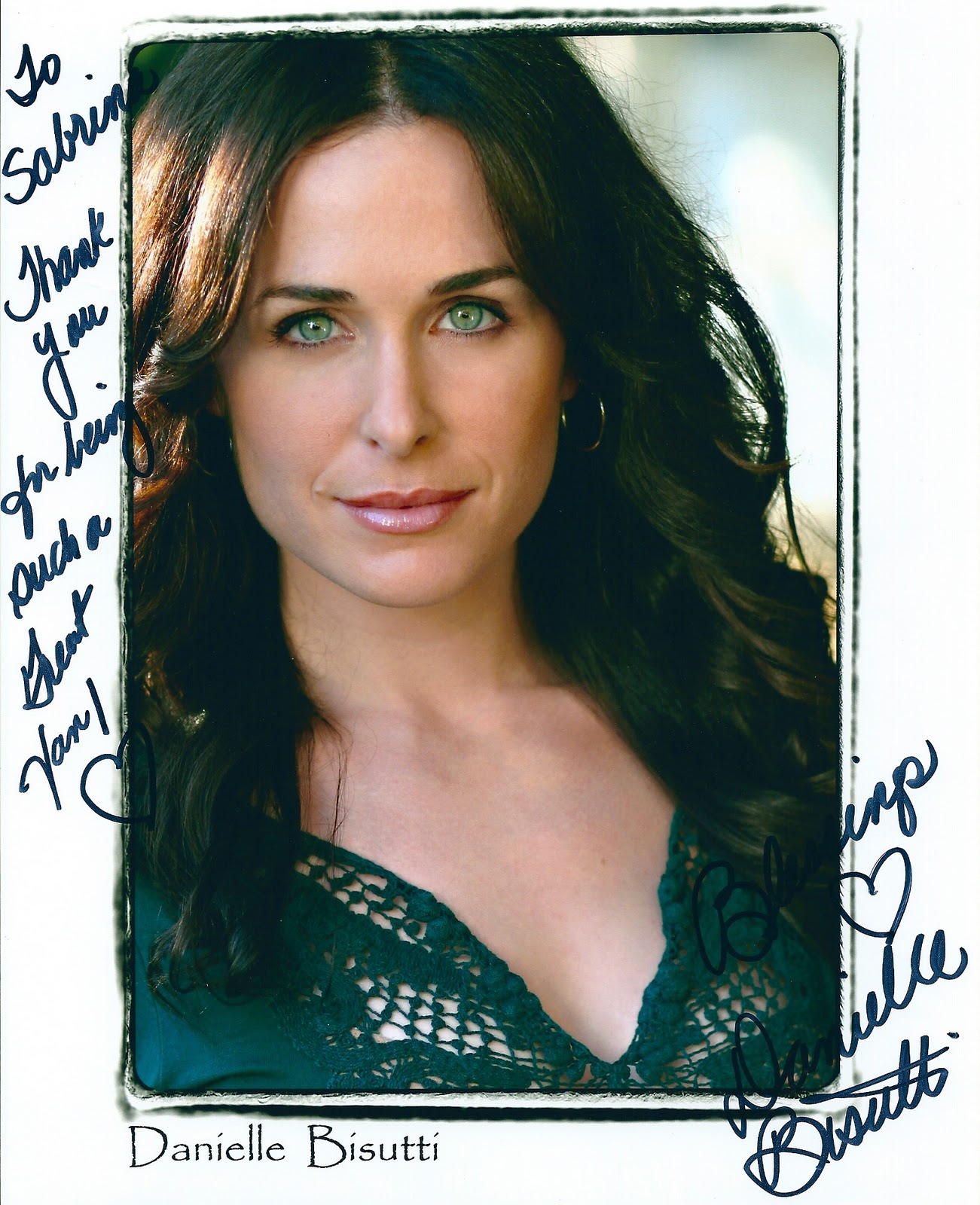 autographes: Danielle Bisutti