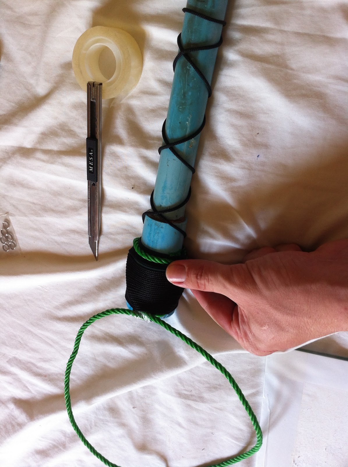 Fishing Homemade Fishing Light Attractor and Gaff(pt II)