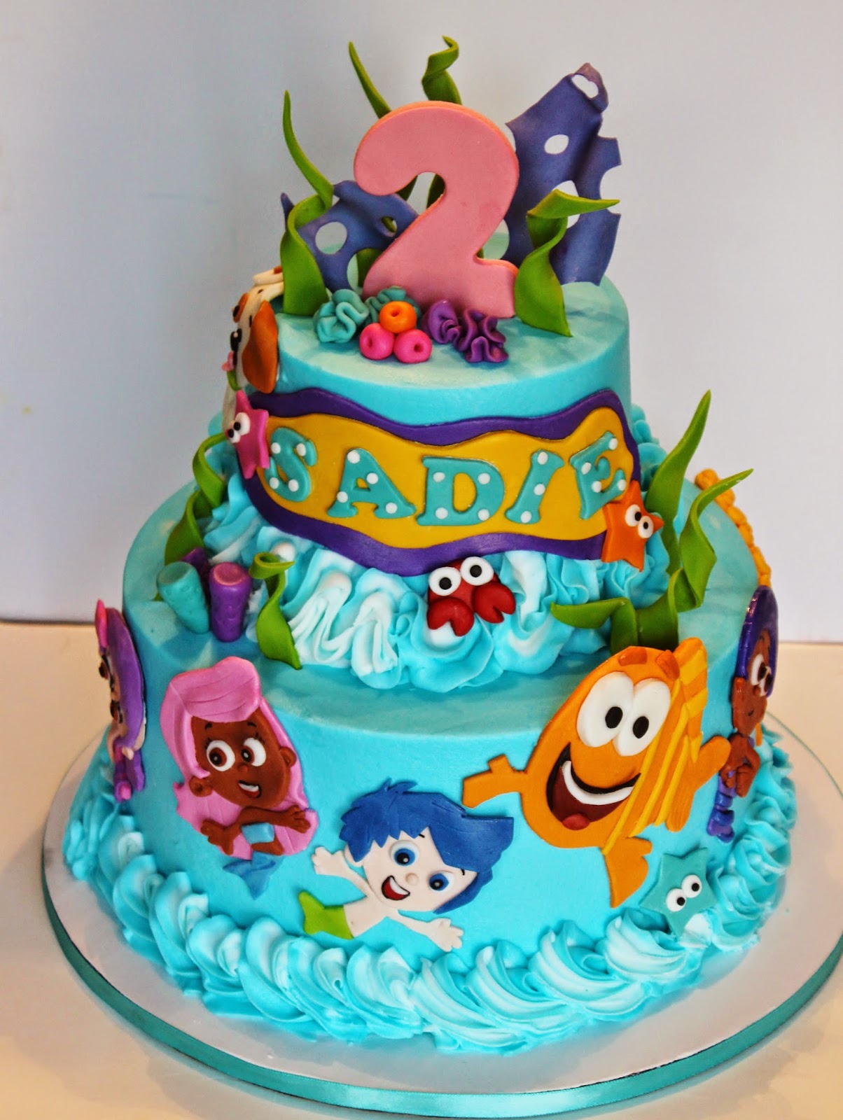 And Everything Sweet Bubble Guppies Cake