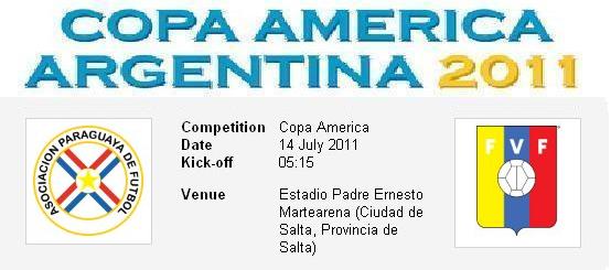 Preview Prediksi - Paraguay vs Venezuela | Semifinal Copa America 2011