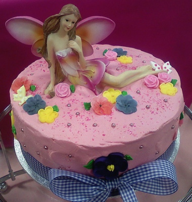 Girls Birthday Cakes on Birthday Cake  Fairy Birthday Cakes
