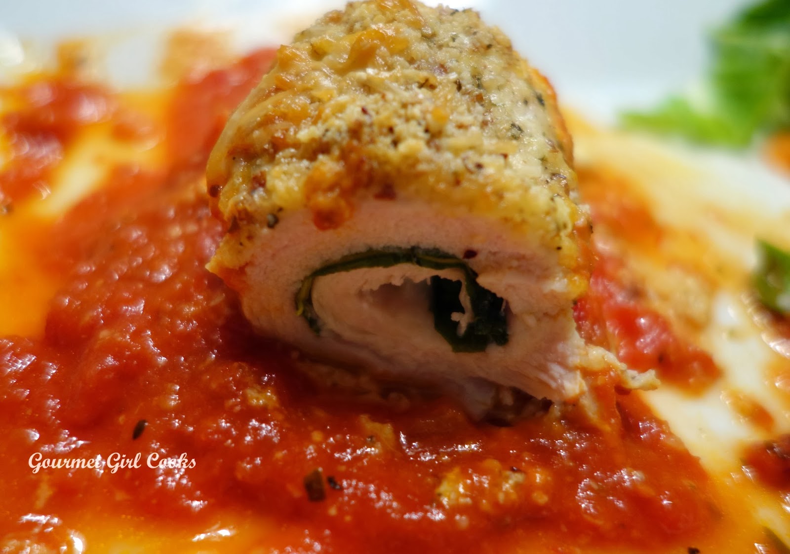 Gourmet Girl Cooks String Cheese Chicken Roulade Simple "Grainfree