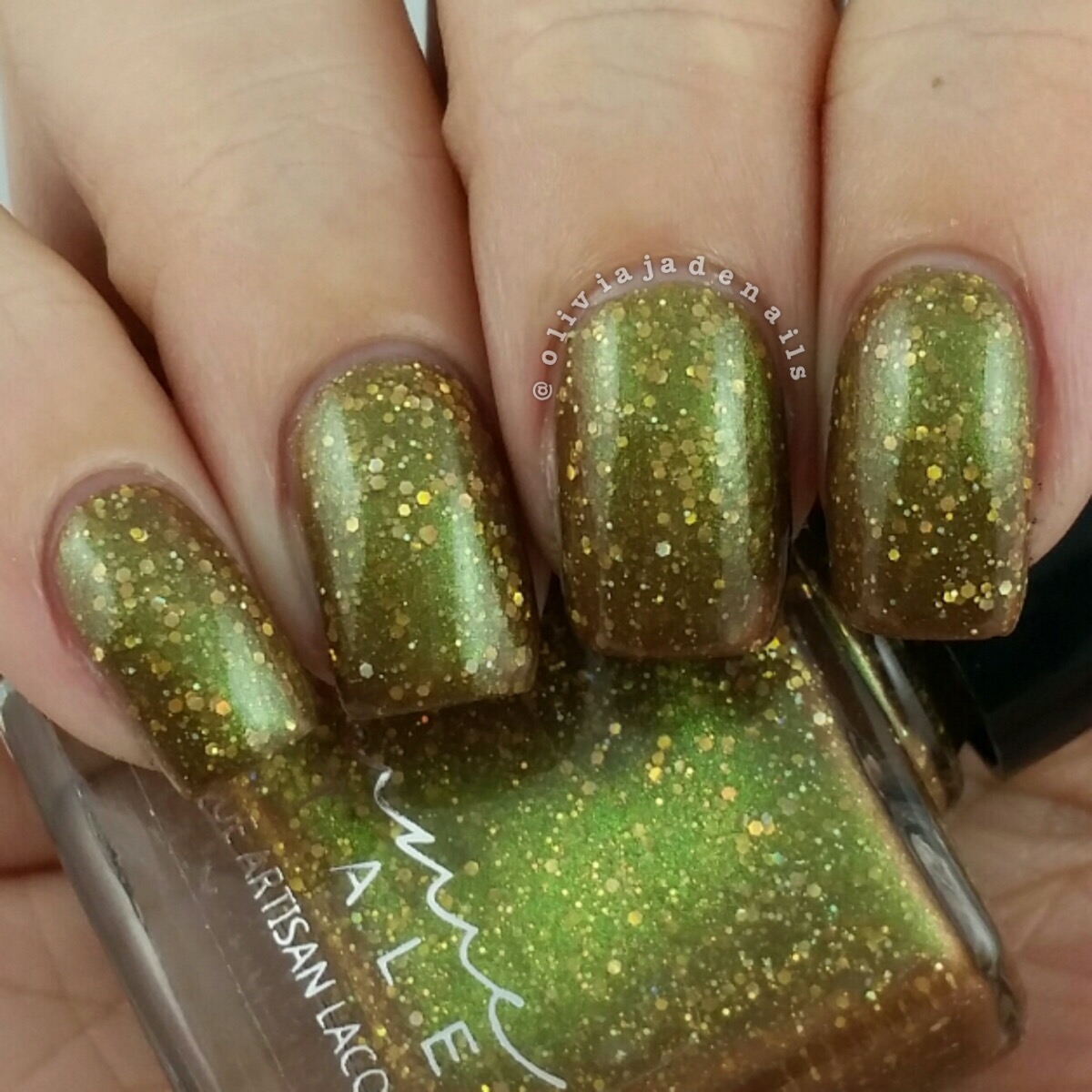 Femme Fatale Cosmetics March Hare swatched by Olivia Jade Nails
