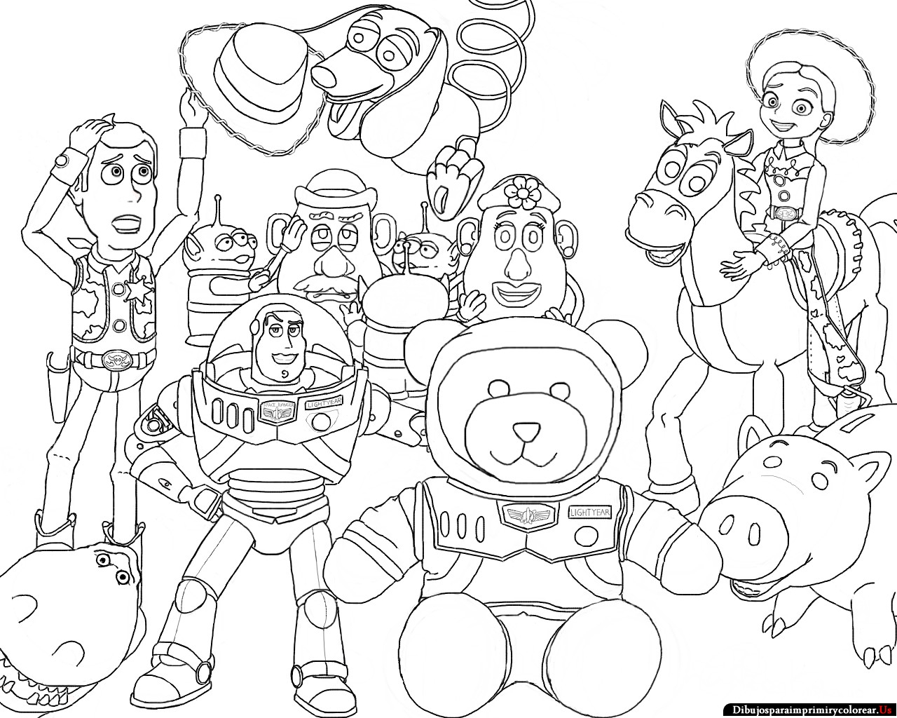 Dibujos Para Colorear Toy Story 2