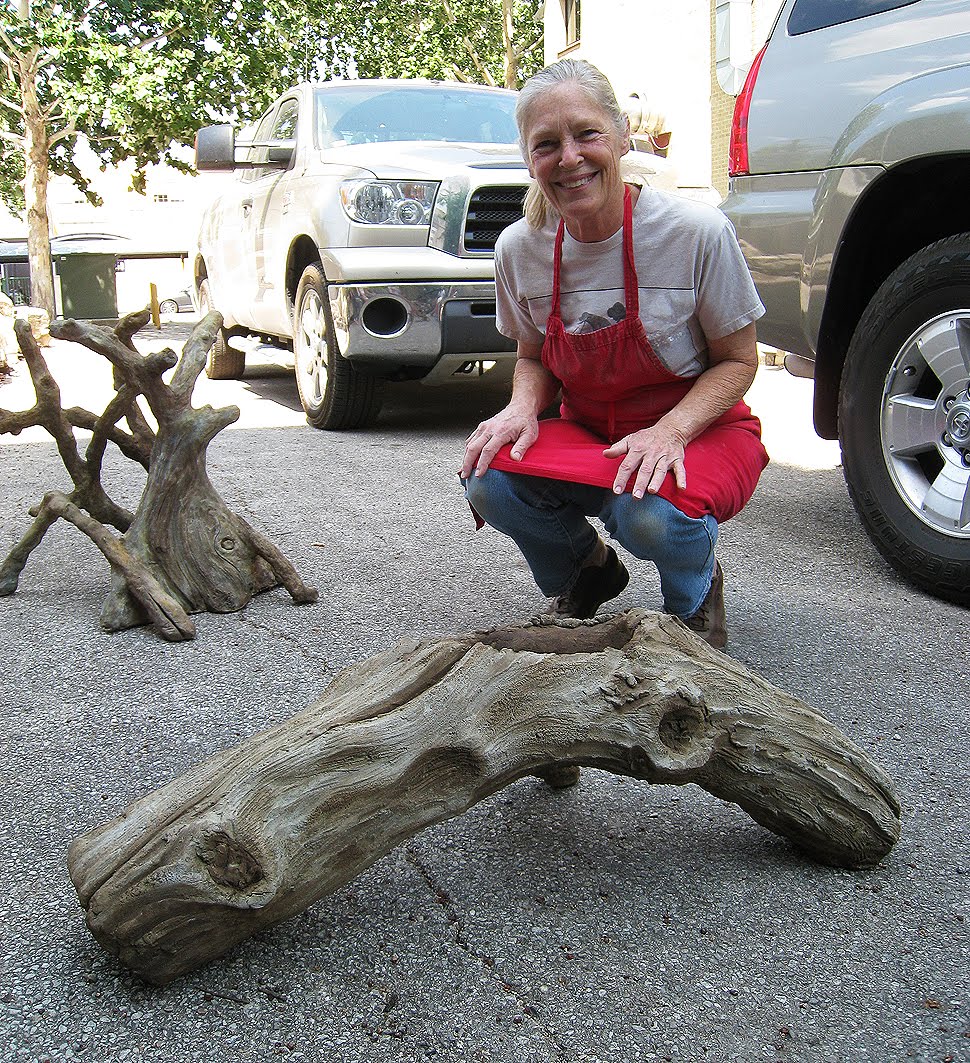 Faux Bois In Concrete