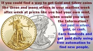 GOLD AND SILVER AT ALL NEW LOWER PRICING,  Click the coins.