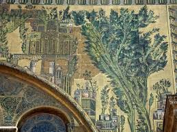 Fig. 12.- Mezquita de Damasco. Mosaico. El Paraíso. Foto M.A. Aznar.