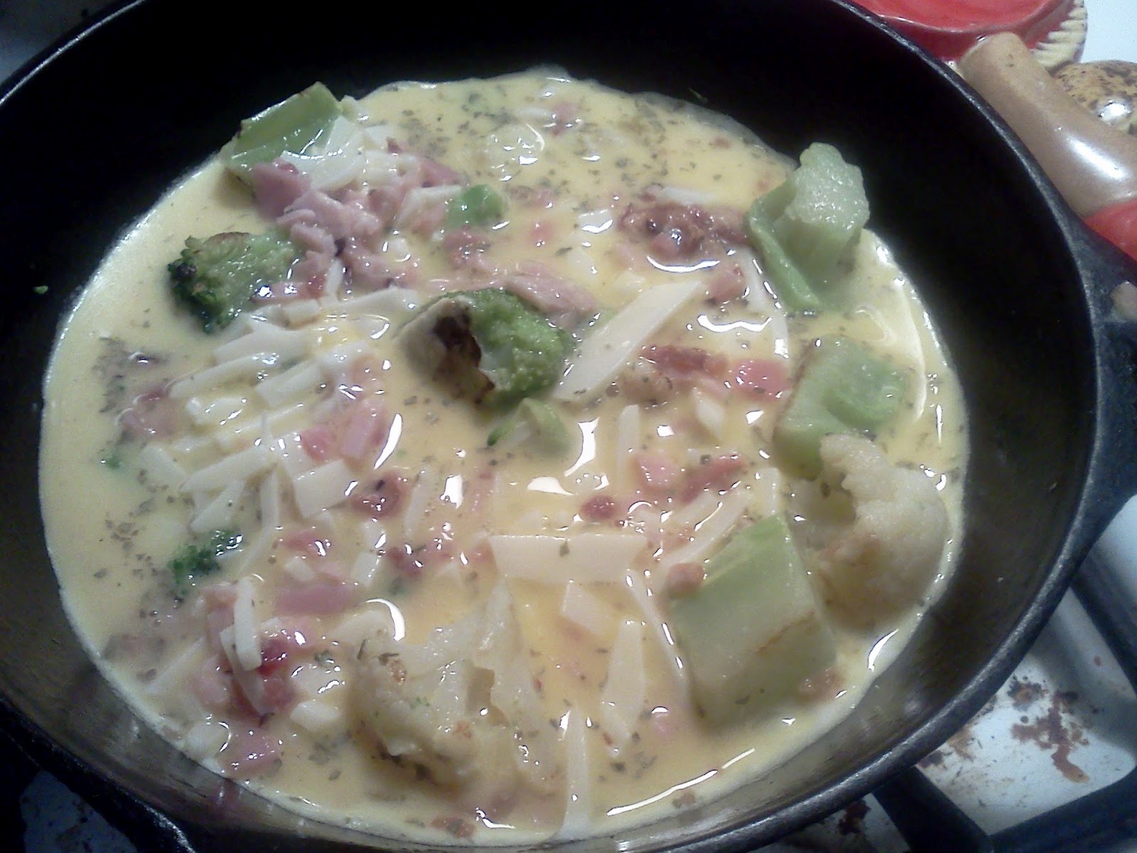 JenMarie80 Ham, Swiss & Broccoli Frittata